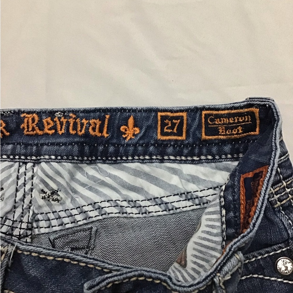 Rock Revival Women Blue Boot Cut Jeans - Picture 9 of 9
